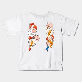 Santa Snow Kids T-Shirt